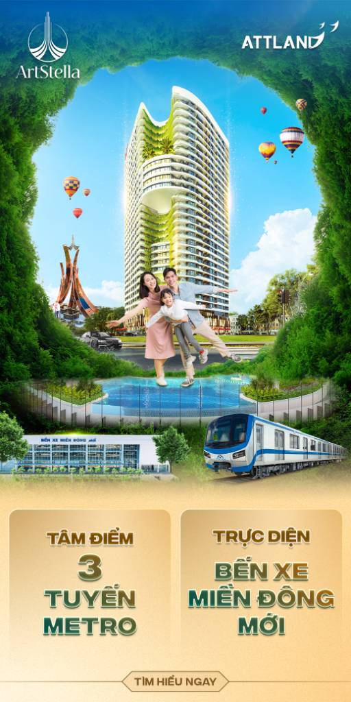 Căn Hộ ArtStella 1PN - Đối Diện GA METRO SUỐI TIÊN + BẾN XE MIỀN ĐÔNG MỚI